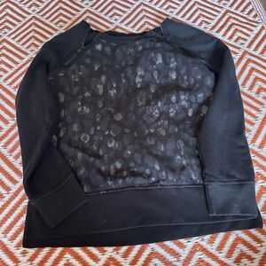 Marc New York leopard black out sweatshirt medium